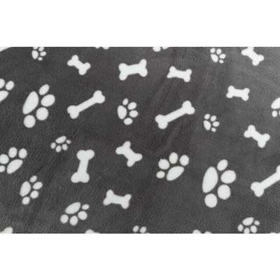 Trixie Hondendeken Kenny Fleece Bot / Pootjes Grijs