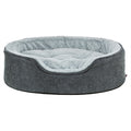 Trixie Vital Hondenmand Lino Soft Ovaal Grijs / Lichtgrijs