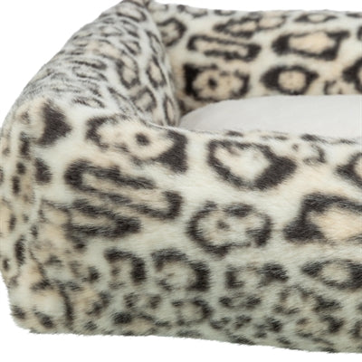 Trixie Hondenmand Leo Hoekig Panterprint Creme