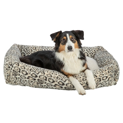 Trixie Hondenmand Leo Hoekig Panterprint Creme