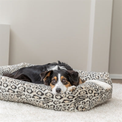 Trixie Hondenmand Leo Hoekig Panterprint Creme