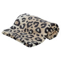 Trixie Hundedecke Leo Soft Plüsch Panther Print Creme
